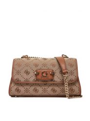 Guess Torebka HWJP96 54210 Beżowy. Brązowe torebki klasyczne Guess, z aplikacjami, z materiału, bez dodatków. Za 639.99 zł.
