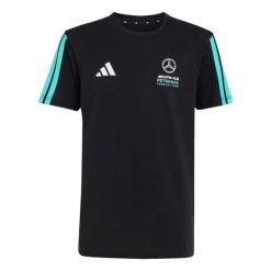 Koszulka Mercedes - Amg Petronas Formula 1 Team Dna. Czarne bluzki Adidas, bez wzorów, sportowe, bez kołnierzyka, bez ramiączek. Za 149.00 zł.