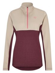 Ziener Bluza polarowa "Japra" w kolorze beżowo-czerwonym rozmiar: 38. Brązowe bluzy Ziener, bez wzorów, z polaru, bez kaptura. Za 87.40 zł.