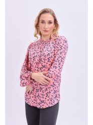 Marks & Spencer Bluzka w kolorze jasnoróżowo-granatowym rozmiar: 34. Niebieskie bluzki Marks & Spencer, bez wzorów, z bawełny, bez kołnierzyka, bez ramiączek. Za 35.18 zł.