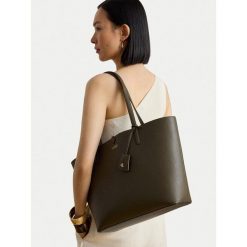 Torebka LAUREN RALPH LAUREN. Zielone shopper Lauren Ralph Lauren, bez wzorów, bez dodatków. Za 989.99 zł.