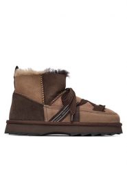 EMU Australia Śniegowce Blurred Micro Patchwork W13195 Brązowy ciemny. Brązowe trapery i śniegowce EMU Australia. Za 774.99 zł.