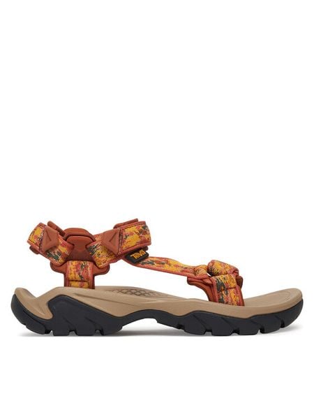 Teva Sandały Terra Fi 5 Universal 1099443 Pomarańczowy. Brązowe sandały Teva, bez wzorów, z materiału, bez obcasa, bez zapięcia. Za 358.99 zł.