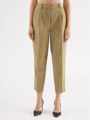Bruuns Bazaar Spodnie materiałowe Cindy BBW2393 Zielony Loose Fit. Zielone spodnie materiałowe Bruuns Bazaar, bez wzorów, z materiału. Za 299.99 zł.