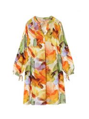 TATUUM Sukienka ze wzorem rozmiar: 38. Sukienki Tatuum, na co dzień, bez wzorów, z wiskozy, bez kołnierzyka, bez ramiączek, midi, proste. Za 165.31 zł.