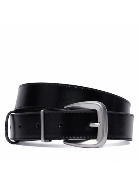 Calvin Klein Pasek Damski Hw End Tip Buckle LV04F7092G Czarny. Czarne paski Calvin Klein, bez wzorów, ze skóry. Za 222.99 zł.