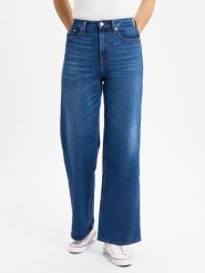 Tommy Jeans Dżinsy - Claire High Wide Kobiety Bawełna niebieski, 27-32. Niebieskie jeansy Tommy Jeans, bez wzorów. Za 329.95 zł.