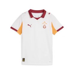 Młodzieżowa koszulka wyjazdowa Galatasaray SK 25/26 PUMA. Biała bluzki Puma, m, bez wzorów, młodzieżowe, bez kołnierzyka, bez ramiączek. Za 349.00 zł.