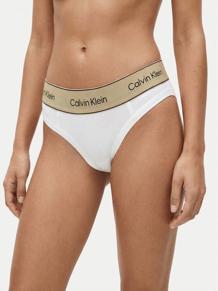 Calvin Klein Underwear Figi klasyczne LV00QF8598 Biały. Białe figi Calvin Klein Underwear, s, bez wzorów, z bawełny. Za 119.99 zł.