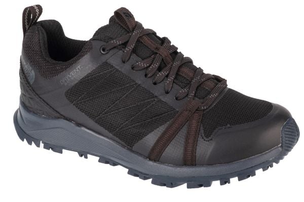 Damskie buty trekkingowe The North Face Latewave. Czarne trekkingi The North Face, z materiału, trekkingowe. Za 279.99 zł.