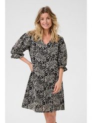 Kaffe Sukienka w kolorze czarnym rozmiar: 36. Czarne sukienki Kaffe, na co dzień, bez wzorów, z bawełny, bez kołnierzyka, bez ramiączek, midi, proste. Za 173.99 zł.