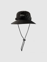 4F Kapelusz trekkingowy bucket hat uniseks - czarny XS/S (56cm). Czarne kapelusze 4f, bez wzorów. Za 89.99 zł.