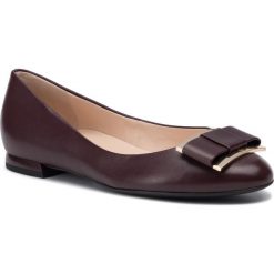 Baleriny HÖGL - 8-101080 Vino 4200. Czerwone baleriny Högl, bez wzorów, z materiału, bez obcasa. Za 569.00 zł.