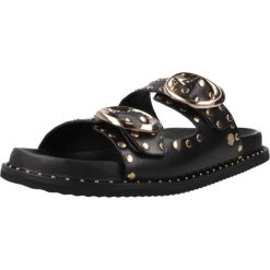 Sandały CARMELA 163056C Czarny. Czarne sandały Carmela, bez wzorów, ze skóry, sportowe, bez obcasa, bez zapięcia. Za 318.99 zł.