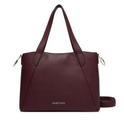 Torebka Valentino. Czerwone shopper Valentino, bez wzorów, bez dodatków. Za 749.99 zł.