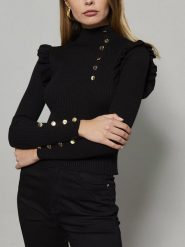 LA Angels Bluzka w kolorze czarnym rozmiar: XL. Czarne bluzki LA Angels, xl, bez wzorów, bez kołnierzyka, bez ramiączek. Za 126.99 zł.