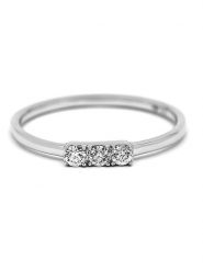 ATELIER DU DIAMANT Złoty pierścionek z diamentami rozmiar: 52. Szare pierścionki ATELIER DU DIAMANT, z diamentem, złote. Za 1,304.99 zł.