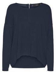 Vero Moda Sweter w kolorze granatowym rozmiar: XS. Niebieskie swetry Vero Moda, xs, bez wzorów, z włókna, bez ramiączek. Za 66.00 zł.