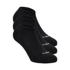 Skarpety CMP Bamboo Invisibile 3pak. Czarne skarpety CMP, bez wzorów. Za 44.90 zł.
