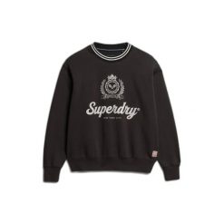Bluza damska Superdry Country Club. Czarne bluzy Superdry, bez wzorów, bez kaptura. Za 309.60 zł.