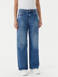 Tommy Jeans Jeansy Mia DW0DW20062 Granatowy Relaxed Fit. Niebieskie jeansy Tommy Jeans, bez wzorów. Za 279.99 zł.