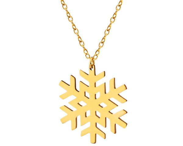 Naszyjnik ze stali szlachetnej - śnieżynka. Naszyjniki Elixa, ze stali. W wyprzedaży za 84.50 zł.