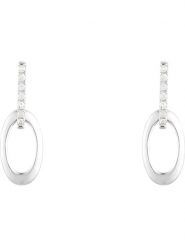 CARATELLI Złote kolczyki-wkrętki "Bari" z diamentami rozmiar: onesize. Szare kolczyki CARATELLI, z diamentem, złote. Za 1,296.99 zł.