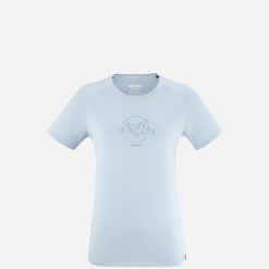 Koszulka damska z krótkim rękawem Millet Ubic Light Ts Ss W active Fit. Niebieskie bluzki Millet, s, bez wzorów, z meshu, sportowe, bez kołnierzyka, bez ramiączek. W wyprzedaży za 109.00 zł.