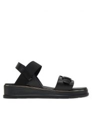 Lasocki Sandały RST-HANA-02 Czarny. Czarne sandały Lasocki, bez wzorów, ze skóry, bez obcasa, na koturnie, bez zapięcia. Za 169.99 zł.