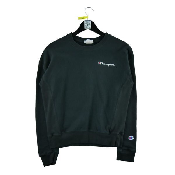 Champion Bluza damska czarna. Czarne bluzy Champion, l, bez wzorów, bez kaptura. Za 68.12 zł.