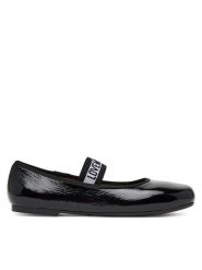 LOVE MOSCHINO Baleriny JA11071G1NII000041 Czarny. Czarne baleriny Love Moschino, bez wzorów, ze skóry, bez obcasa. Za 839.99 zł.