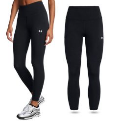 Legginsy termoaktywne damskie Under Armour Motion Ankle szybkoschnące. Czarne legginsy Under Armour, xs, bez wzorów. Za 139.99 zł.