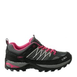 Buty trekkingowe damskie CMP Rigel Low wodoodporne. Czarne trekkingi CMP, z gumy, outdoorowe. Za 359.99 zł.