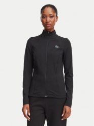 Lacoste Bluza techniczna SF0145 Czarny Slim Fit. Czarne bluzy Lacoste, bez wzorów, z syntetyku, bez kaptura. Za 364.99 zł.