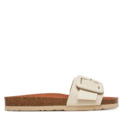 Klapki Dr. Brinkmann. Brązowe klapki Dr. Brinkmann, bez wzorów, bez obcasa. Za 279.99 zł.