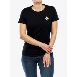 Koszulka bawełniana damska Black Diamond Equipment For Alpinists SS Tee. Czarne koszulki sportowe Black Diamond, bez wzorów, z bawełny, bez ramiączek. Za 114.99 zł.