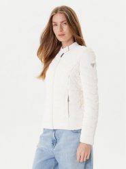 Guess Kurtka przejściowa W5YL13 WHDQ0 Écru Regular Fit. Kurtki Guess, m, z aplikacjami, z syntetyku, bez kaptura. Za 699.99 zł.