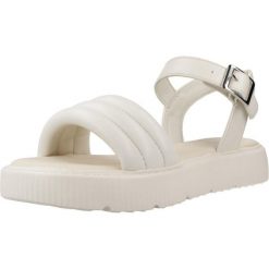 Sandały GEOX J SANDAL KODETTE GIR Biały. Białe sandały Geox, bez wzorów, z syntetyku, sportowe, bez obcasa, bez zapięcia. Za 215.99 zł.