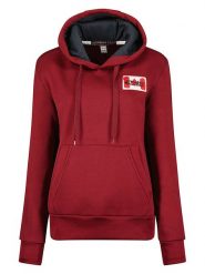 Canadian Peak Bluza "Genifeak" w kolorze bordowym rozmiar: S. Czerwone bluzy sportowe Canadian Peak, s, bez wzorów, z kapturem. Za 88.02 zł.