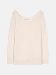 Perfect Cashmere Kaszmirowy sweter "Sasha" w kolorze kremowym rozmiar: M. Brązowe swetry Perfect Cashmere, m, bez wzorów, z kaszmiru, bez ramiączek. Za 347.99 zł.