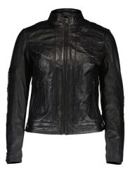 7eleven Skórzana kurtka "Tilla" w kolorze czarnym rozmiar: 40. Czarne kurtki 7eleven, bez wzorów, ze skóry, bez kaptura. Za 535.99 zł.