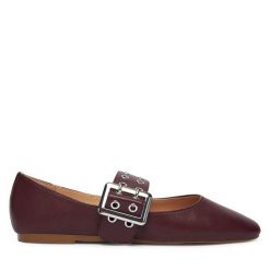 Baleriny Steve Madden. Czerwone baleriny Steve Madden, bez wzorów, bez obcasa. Za 519.99 zł.