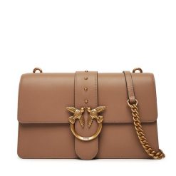 Torebka PINKO. Brązowe listonoszki Pinko, bez wzorów, bez dodatków. Za 1,329.00 zł.