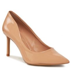 Szpilki Aldo. Brązowe szpilki Aldo, bez wzorów, bez obcasa, na szpilce, bez zapięcia. Za 379.99 zł.