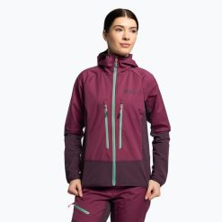 Kurtka skiturowa damska Jack Wolfskin Alpspitze Hoody. Fioletowe kurtki narciarskie Jack Wolfskin, m, bez wzorów, bez kaptura, narciarskie. W wyprzedaży za 657.35 zł.