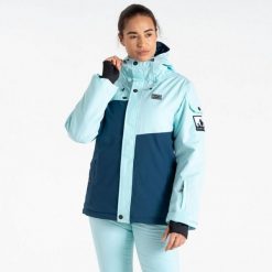 Damska kurtka turystyczna ocieplana Wander. Niebieskie kurtki narciarskie Dare 2b, bez wzorów, bez kaptura, narciarskie. W wyprzedaży za 578.00 zł.