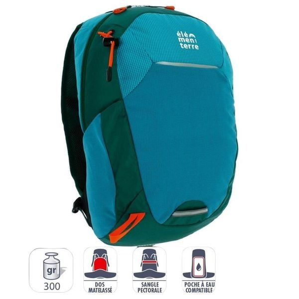 Plecak Elementerre talca 15 l. Niebieskie plecaki Elementerre, bez wzorów. Za 164.50 zł.
