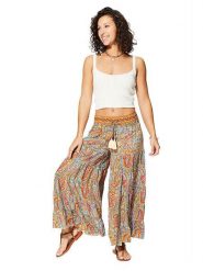 Ipanima Spodnie ze wzorem rozmiar: 34/36. Spodnie materiałowe Ipanima, z aplikacjami, z materiału. Za 65.99 zł.