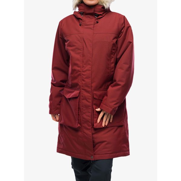Kurtka zimowa damska Fjallraven Nuuk Lite Parka. Czerwone parki Fjällräven, na zimę, sportowe, bez kaptura. Za 1,794.99 zł.