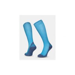 Unisex podkolanówki do biegania Kilpi COMPRESS-U. Niebieskie skarpety Kilpi, bez wzorów. Za 127.71 zł.